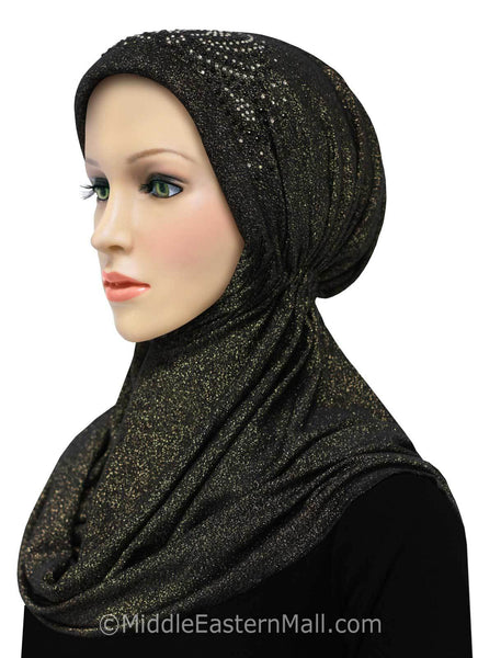 Wholesale Set of 2 Khatib Turban Easy Pull-on Hijab CLOSEOUT CLEARANCE