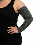 Plus Size Cotton Arm Sleeve Covers 1 Pair Stretchy Elastic