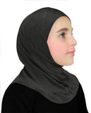 Wholesale 1 Dozen SMALL GIRL  Amira Hijab 1 piece Cotton Kids Hijab UNDER 6 YEARS OLD
