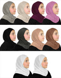 NEW MEDIUM Girl's Amira Hijab 1 piece Cotton Pull On Headscarf Ages 6 UP TO 9 YEARS OLD