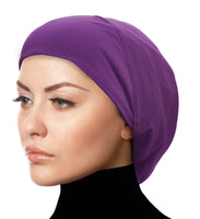 MEDIUM SIZE : Wholesale 1 Dozen Cotton Snood Hijab Caps In 10 colors CLEARANCE