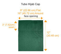 cotton tube cap measurements