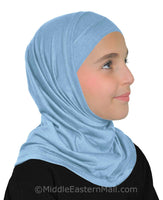 Wholesale 1 Dozen Girl's Khatib Cotton Hijab 2 piece Amira