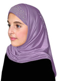 little girls head scarf with rhinestones eid hijab