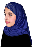 Wholesale 1 Dozen Aiyah Amira Hijab GIRL'S 1 piece Lycra with Rhinestones