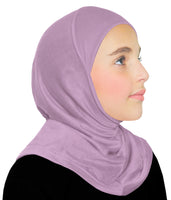 SMALL Girl's Amira Hijab 1 piece Cotton Pull On Headscarf UP TO 6 YEARS OLD