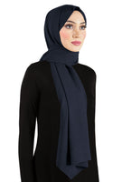 Navy Blue Payitaht Turkey Shawl hijab wrap