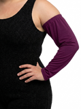 Plus Size Cotton Arm Sleeve Covers 1 Pair Stretchy Elastic
