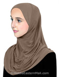 Wholesale Pre-Teen Girl's Cotton Hijab 1 piece Hijabs CLOSEOUT CLEARANCE set of 5, 10 ,15& 20