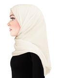 off white Salma Chiffon Square Scarf Hijab