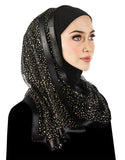Wholesale 1 Dozen Stylish Mona Kuwaiti Hijabs with Wrap Shawl
