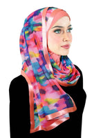 tutti frutti stylish mona kuwaiti hijab with wrap shawl