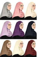 Wholesale Winter Cotton Hijab Headscarf Shawls 72" x 24"