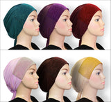 Wholesale Sparkle Hijab Caps with Ties CLOSEOUT CLEARANCE