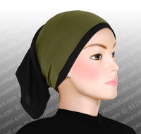 Wholesale 1 dozen Classic Poly Headbands in 12 Different Colors Black hijab cap is not included
