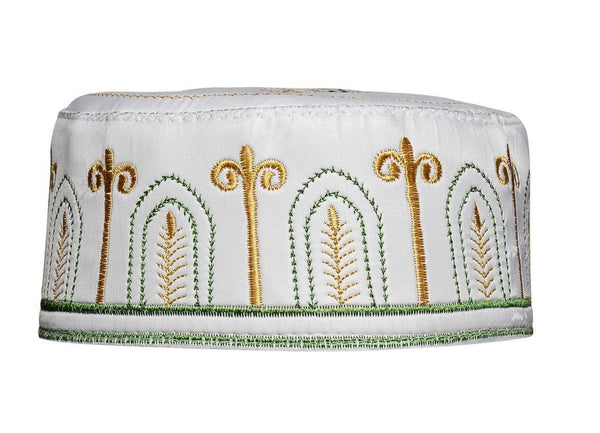 Men's Kufi with embroidery #4 - MiddleEasternMall