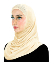 Aiyah Amira Hijab WOMEN'S 1 piece Lycra Pull On Headscarf MADE IN TURKEY