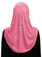 Aiyah Amira Hijab JUNIOR'S SIZE 1 piece Lycra Pull On Headscarf MADE IN TURKEY