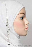Cascade Hijab Pin in #13 Silver/Gray