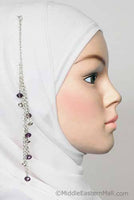 purple hijab pin