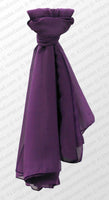 Chiffon Square Scarf  in #13 Purple - MiddleEasternMall
