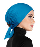 Wholesale Cotton Bonnet Hijab Caps with ties one Dozen