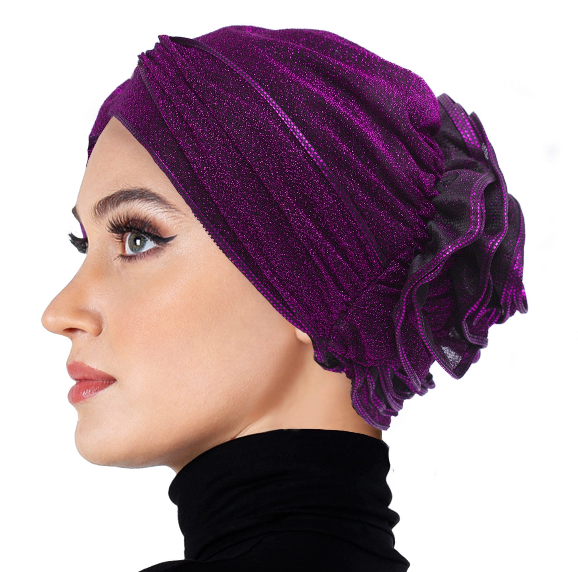 Small Dazzle Hijab Caps available in Purple – MiddleEasternMall