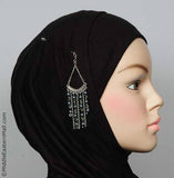 Byblos Fashion Hijab Scarf Pin in #12 Charcoal Gray