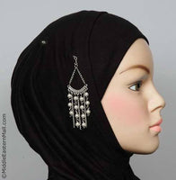10 Byblos Design Hijab Pin # 10 in White - MiddleEasternMall