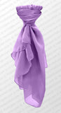 Lilac square scarf georgette hijab scarves