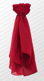 Burgundy georgette square scarf hijab wrap shawl