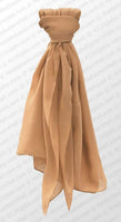 hijab square scarf tan ladies scarves georgette