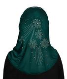 Wholesale 1 Dozen Aiyah Amira Hijab GIRL'S 1 piece Lycra with Rhinestones