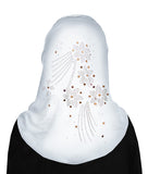 Wholesale 1 Dozen Aiyah Amira Hijab GIRL'S 1 piece Lycra with Rhinestones