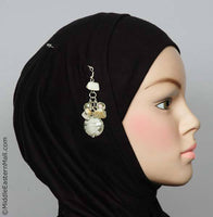 Amman Hijab Pin in #8 White