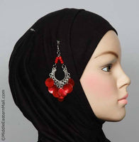 Rayyan Hijab Pin # 4  in Red - MiddleEasternMall