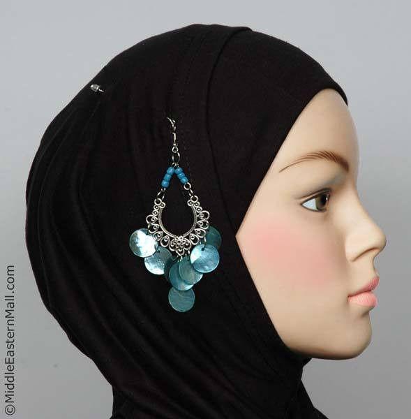 Rayyan Hijab Pin # 10 in Turquoise - MiddleEasternMall