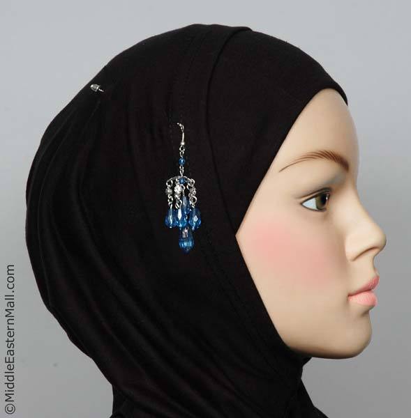Lustre Hijab Pin in #3 Blue