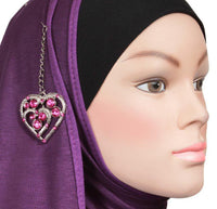 Mona Amour Hijab Pin # 2 in Magenta - MiddleEasternMall