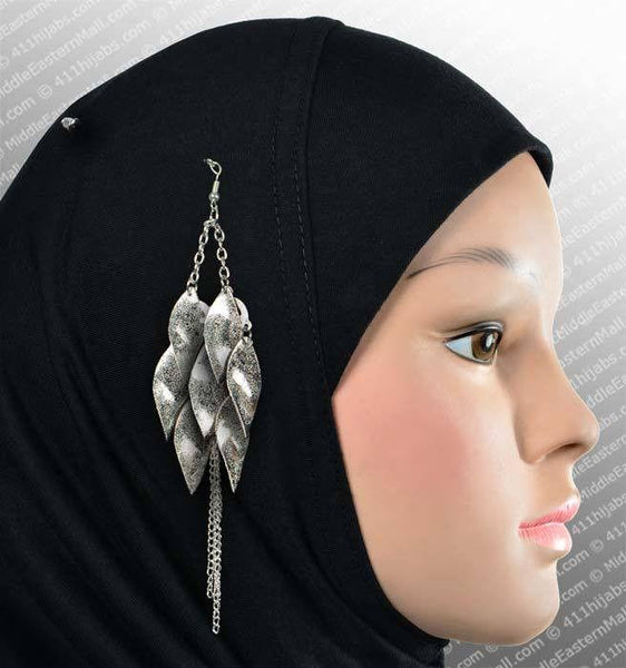 Shimmy Hijab Pin # 4 in Silver - MiddleEasternMall