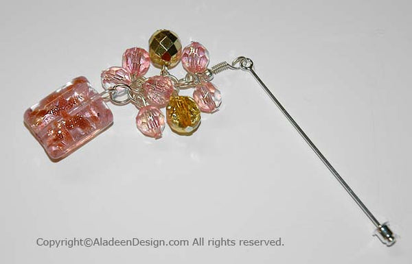 Azizah Design Hijab Pin in ##11 Pink