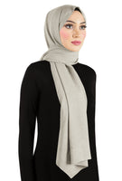 Dove Gray Turkish Scarf Hijab Wrap
