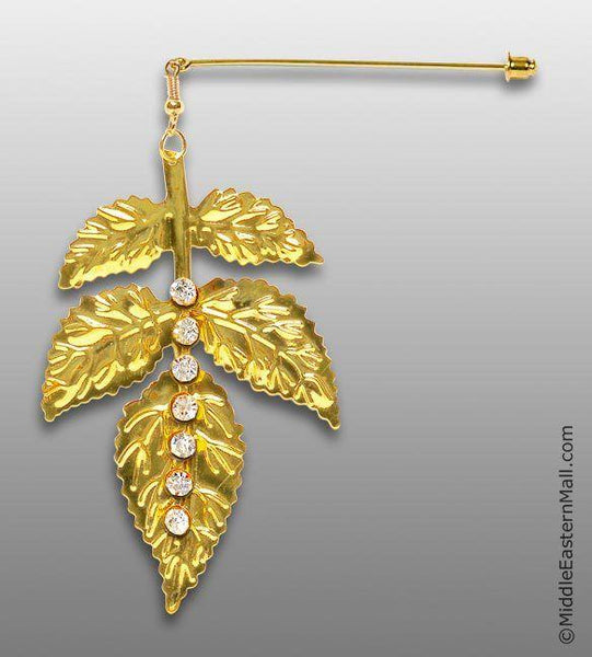 Hijab Pin  Autumn Glory #13 in Gold-tone - MiddleEasternMall