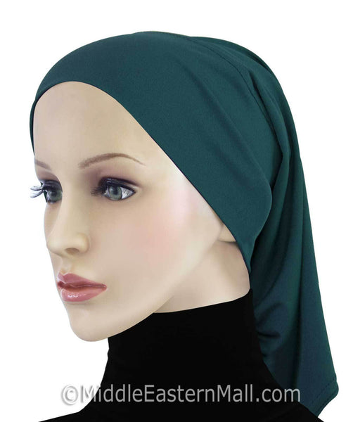 Khatib LYCRA Extra Long Hijab Tube Cap in # 1 Teal