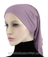 SMALL SIZE: wholesale one dozen LYCRA  Tube Hijab Caps in assorted colors CLEARANCE