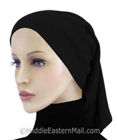 SMALL SIZE: wholesale one dozen LYCRA  Tube Hijab Caps in assorted colors CLEARANCE