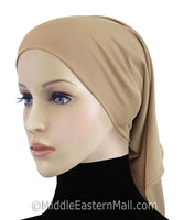 SMALL SIZE: wholesale one dozen LYCRA  Tube Hijab Caps in assorted colors CLEARANCE