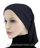 Khatib LYCRA Extra Long Hijab Tube Cap in black