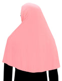 WHOLESALE JUNIOR SIZE SMALL FACE OPENING Khimar Hijab COTTON Amira 1 piece Elbow Length