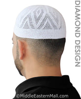 Men's Kufi Beanie Topi Taqiya Skull Cap Islamic Muslim prayer hats cotton takke